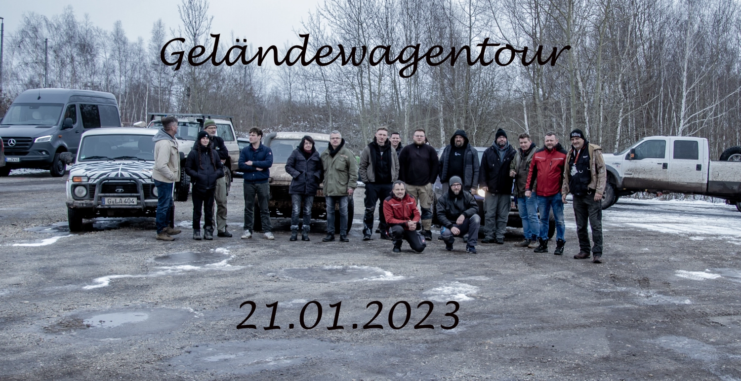 Quadfactory Beitler, Geländewagentour Januar 2023, Gruppenfoto